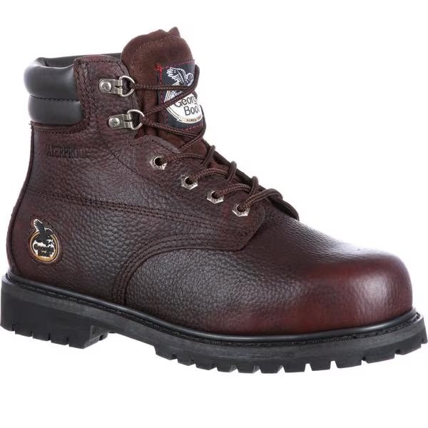 Oiler Steel Toe Waterproof Work Boot, 95W, Georgia Boot, Mfr#: G6174